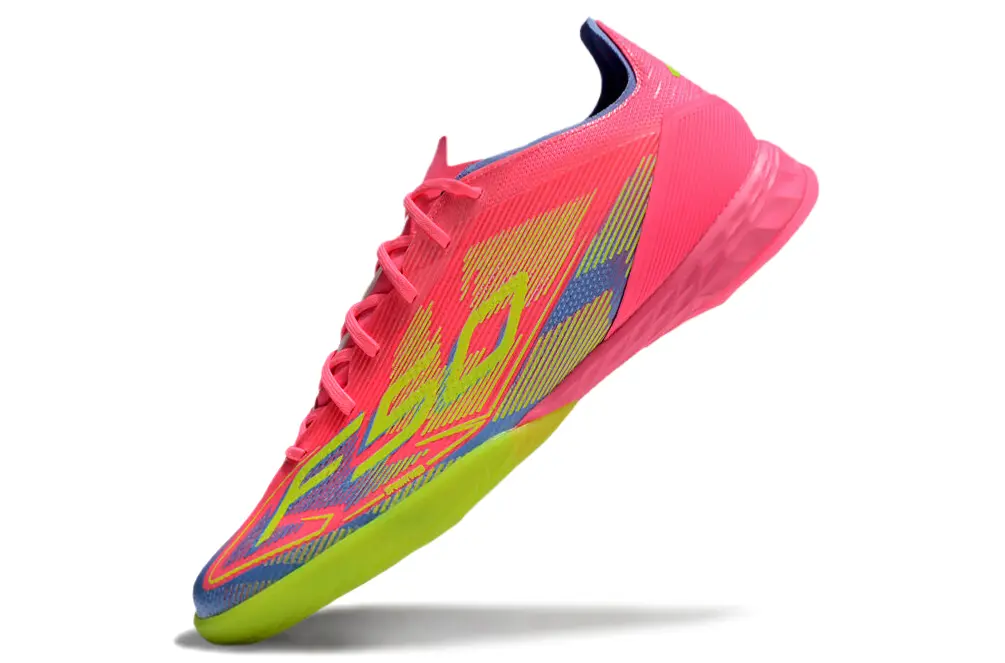 Adidas F50 Pro IC - Pink/Neon Green/Bright Blue