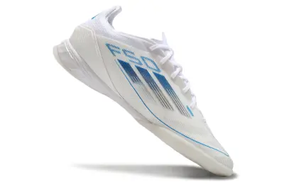 Adidas F50 Pro IC - White/Ice Blue/Snow White