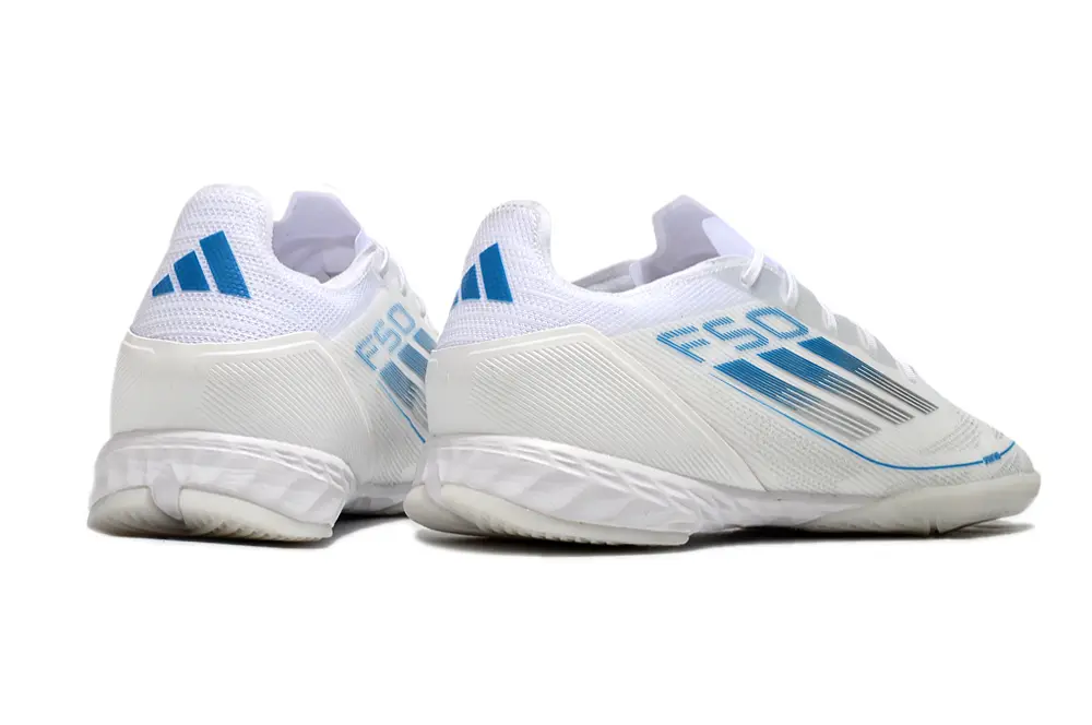 Adidas F50 Pro IC - White/Ice Blue/Snow White