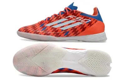 Thomas Müller x Adidas F50 Pro IC - Red/Vibrant Orange/Sky Blue