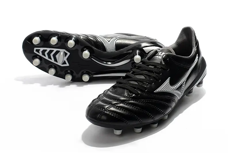 Mizuno Morelia Neo 2 FG - Black/Midnight Black/Shiny Silver