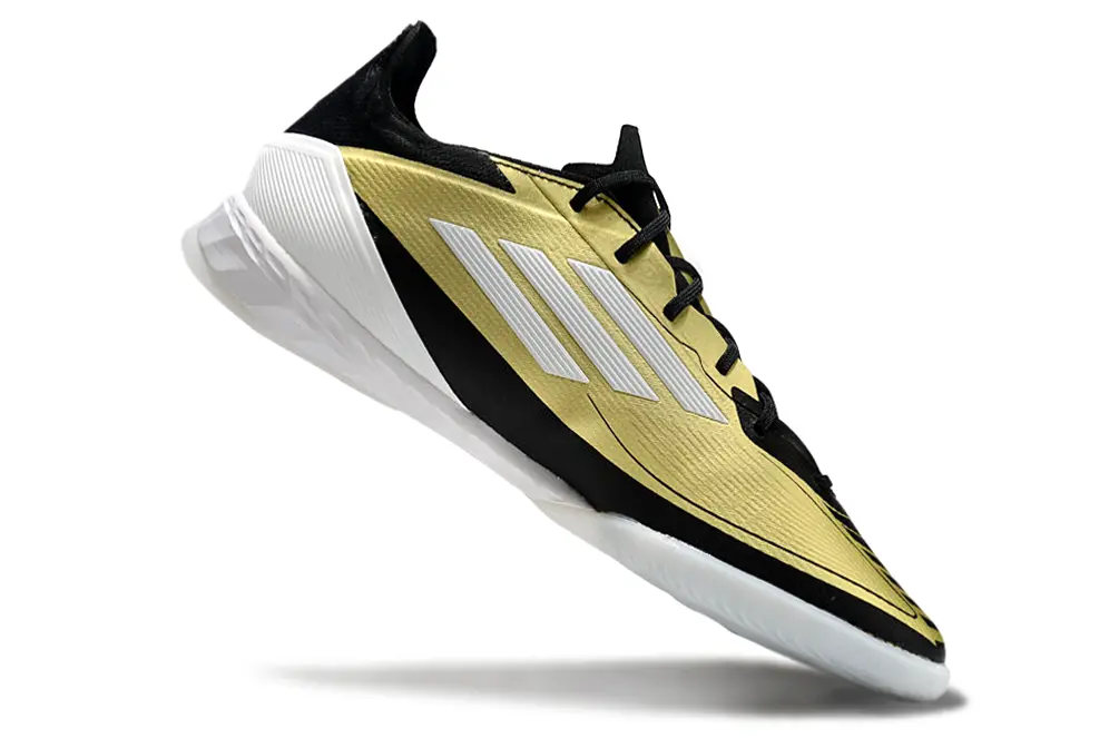 Messi x Adidas F50 Pro IC - Gold/Metallic Gold/Classic Black