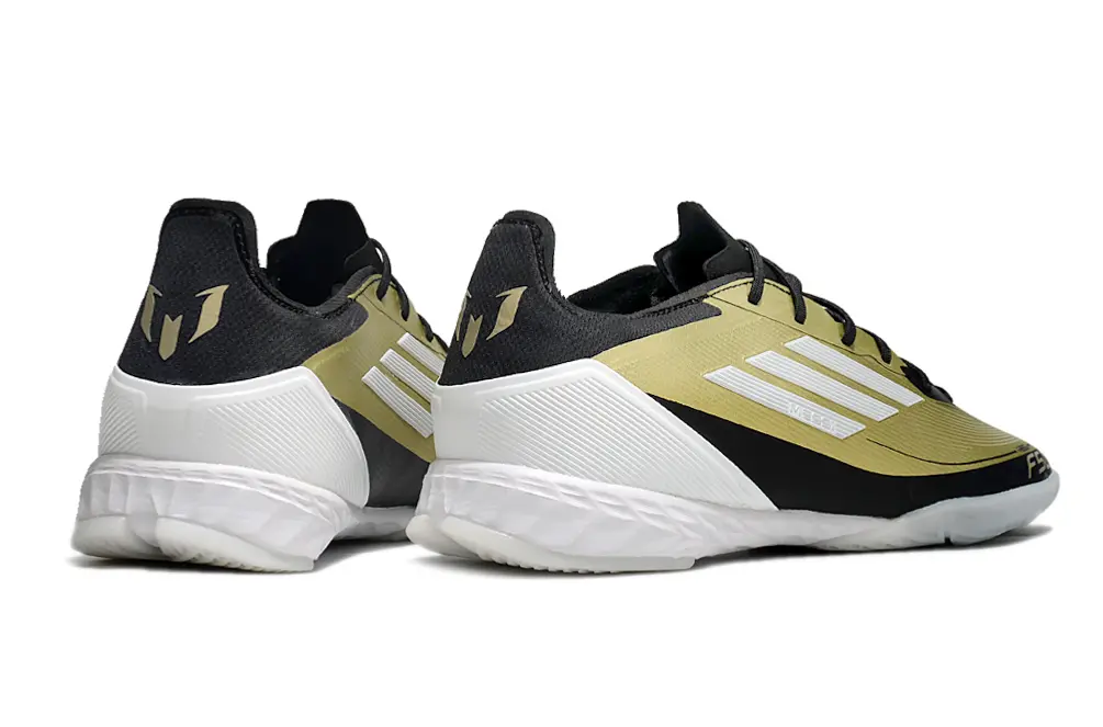 Messi x Adidas F50 Pro IC - Gold/Metallic Gold/Classic Black