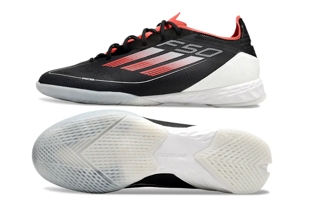 Adidas F50 Pro IC - Black/Crimson Red/White
