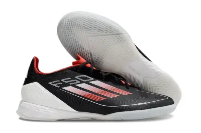 Adidas F50 Pro IC - Black/Crimson Red/White
