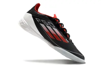 Adidas F50 Pro IC - Black/Crimson Red/White