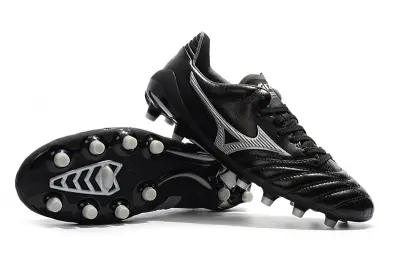 Mizuno Morelia Neo 2 FG - Black/Midnight Black/Shiny Silver