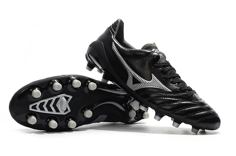 Mizuno Morelia Neo 2 FG - Black/Midnight Black/Shiny Silver