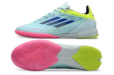Adidas F50 Pro IC - LightBlue/NeonGreen/PinkGlow