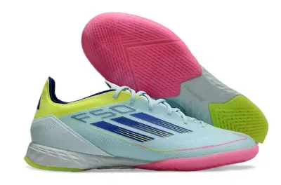 Adidas F50 Pro IC - LightBlue/NeonGreen/PinkGlow