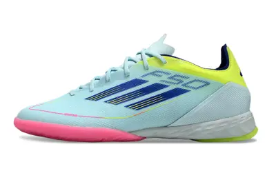 Adidas F50 Pro IC - LightBlue/NeonGreen/PinkGlow