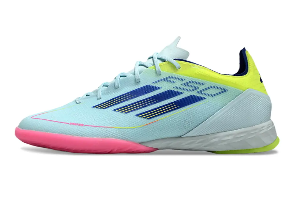 Adidas F50 Pro IC - LightBlue/NeonGreen/PinkGlow