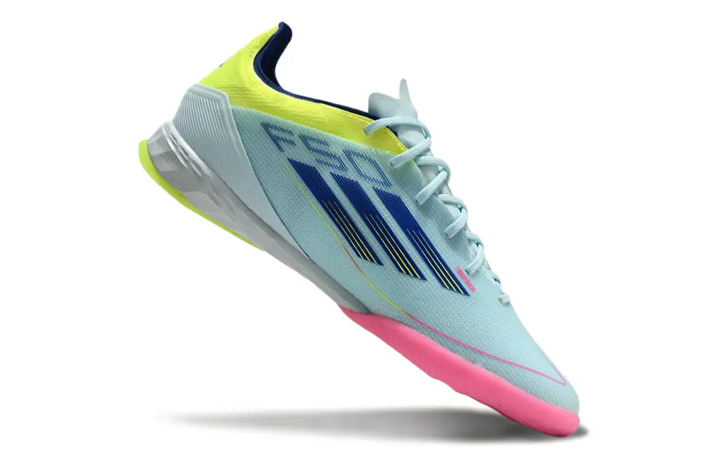 Adidas F50 Pro IC - LightBlue/NeonGreen/PinkGlow