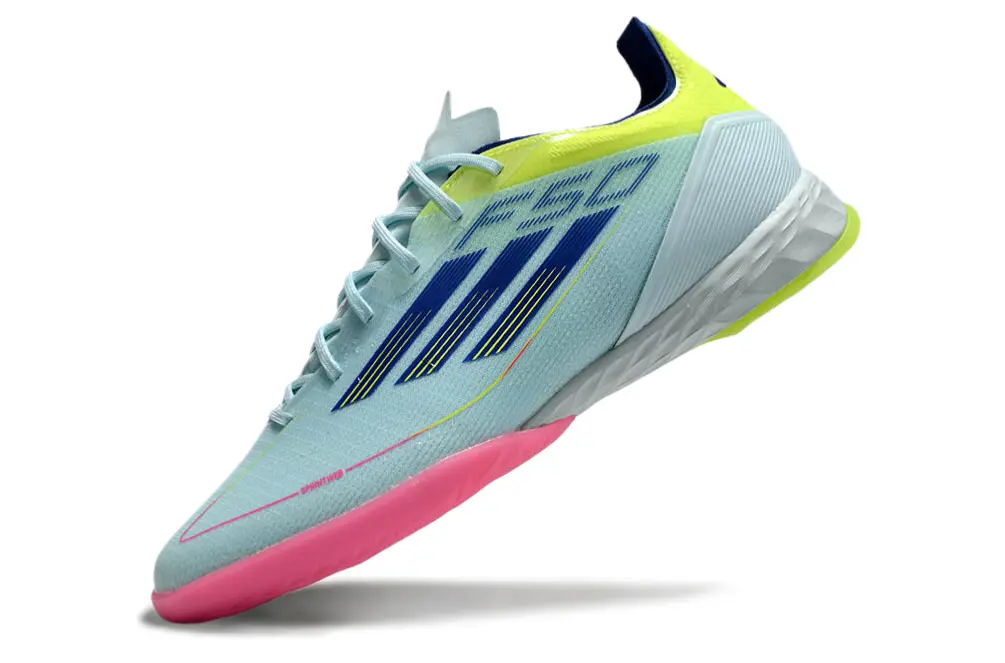 Adidas F50 Pro IC - LightBlue/NeonGreen/PinkGlow