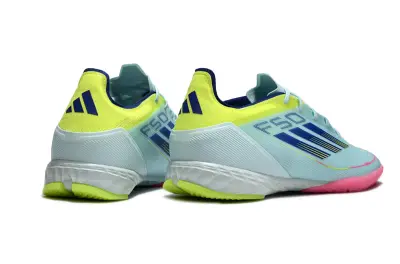 Adidas F50 Pro IC - LightBlue/NeonGreen/PinkGlow