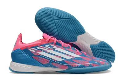 Adidas F50 Pro IC - Blue/Vibrant Pink/Turquoise Blue
