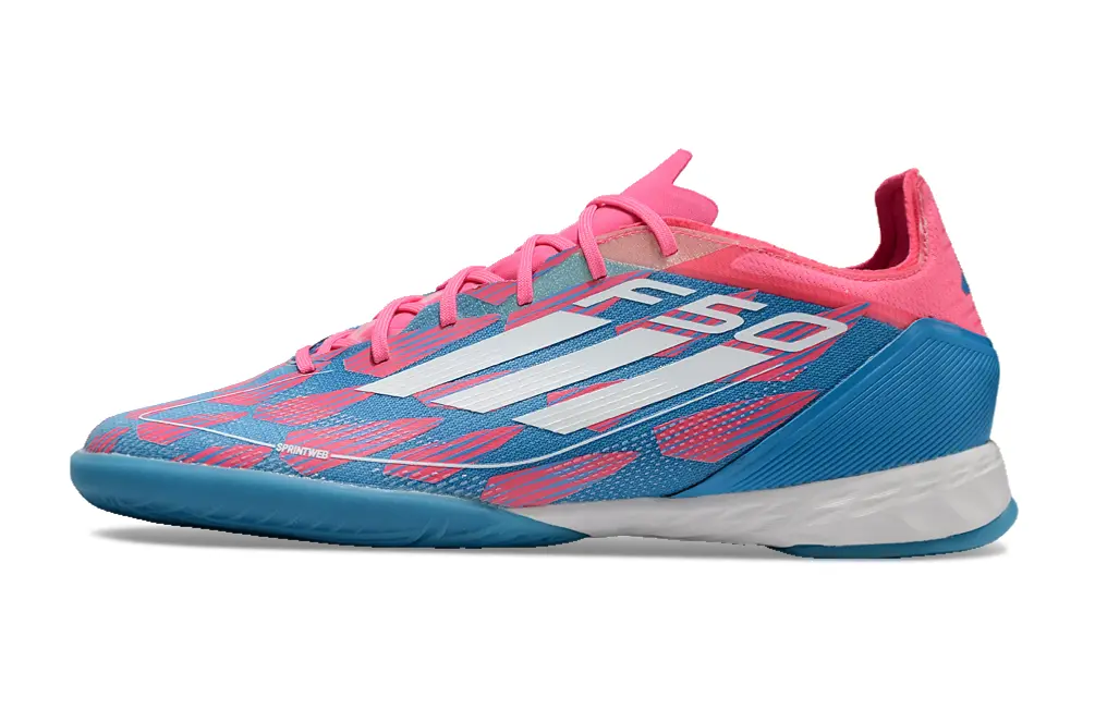 Adidas F50 Pro IC - Blue/Vibrant Pink/Turquoise Blue