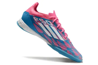 Adidas F50 Pro IC - Blue/Vibrant Pink/Turquoise Blue