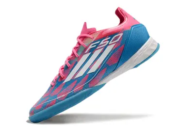 Adidas F50 Pro IC - Blue/Vibrant Pink/Turquoise Blue