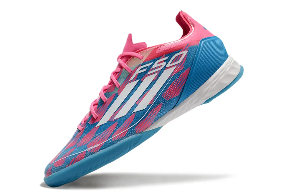 Adidas F50 Pro IC - Blue/Vibrant Pink/Turquoise Blue