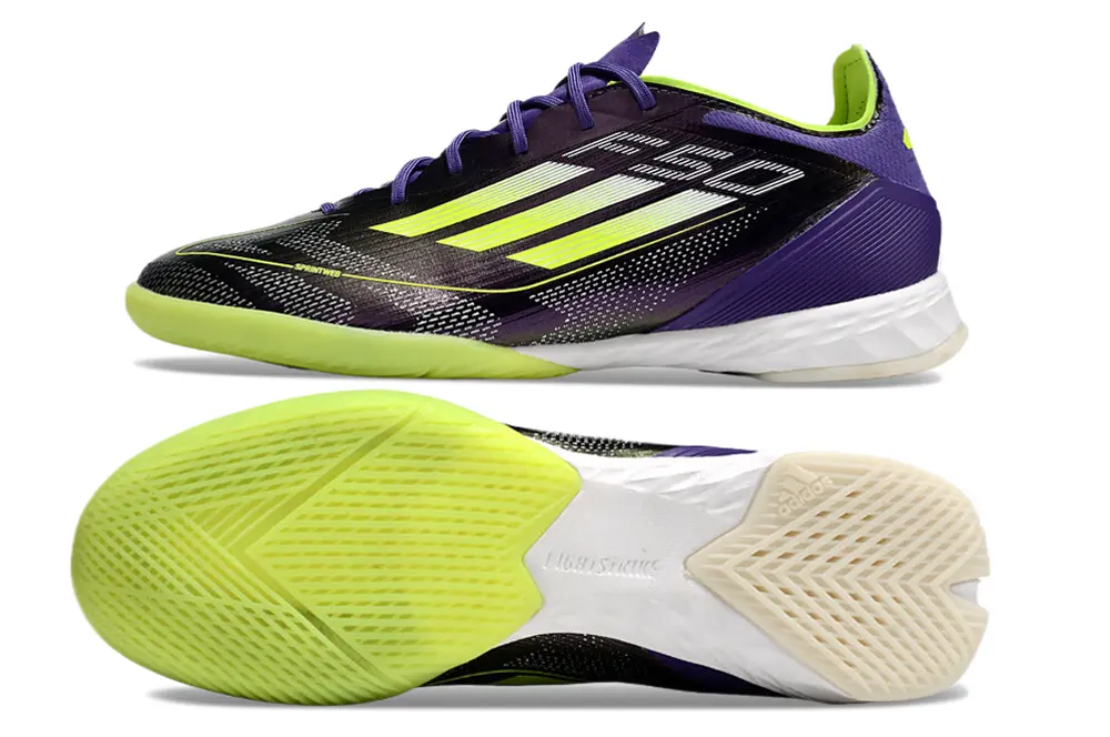 Adidas F50 Pro IC - Purple/Electric Lime/Black