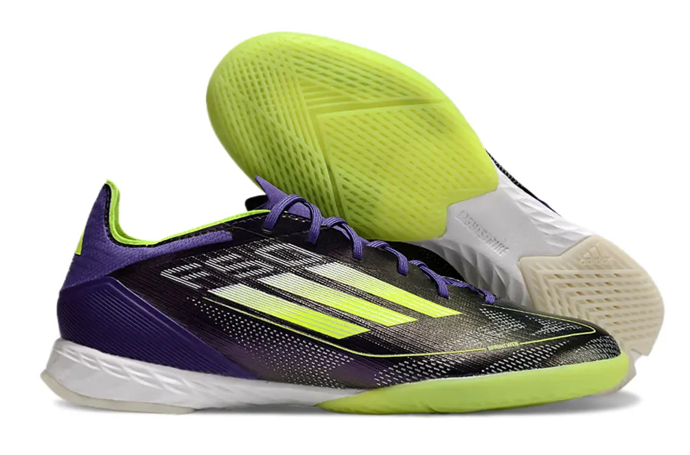 Adidas F50 Pro IC - Purple/Electric Lime/Black
