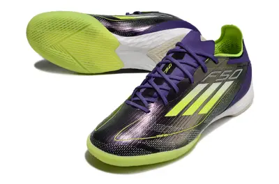 Adidas F50 Pro IC - Purple/Electric Lime/Black