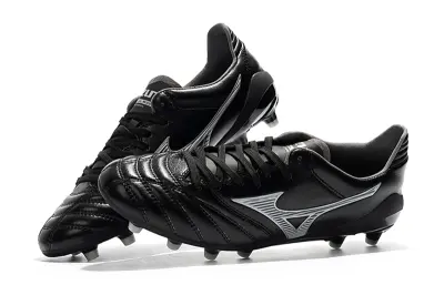 Mizuno Morelia Neo 2 FG - Black/Midnight Black/Shiny Silver