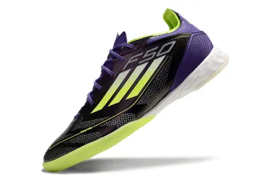 Adidas F50 Pro IC - Purple/Electric Lime/Black