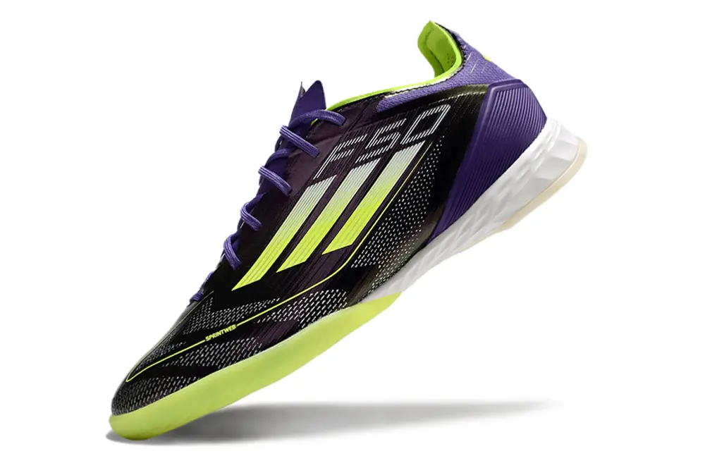 Adidas F50 Pro IC - Purple/Electric Lime/Black