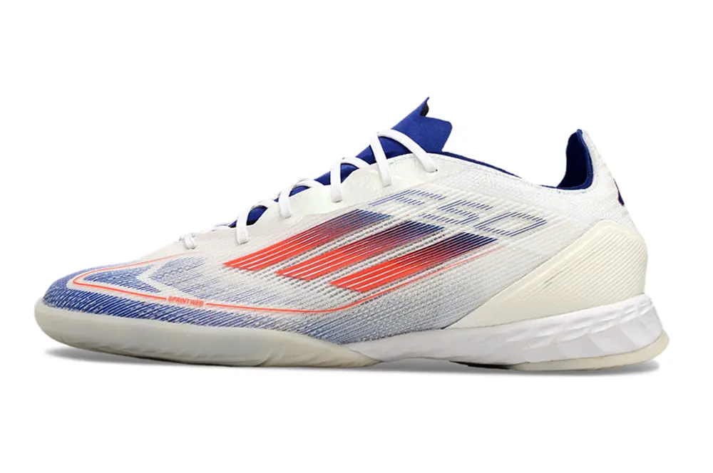 Adidas F50 Pro IC - White/Blue Frost/Fiery Orange