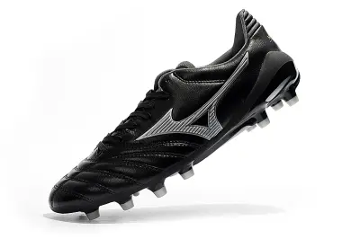 Mizuno Morelia Neo 2 FG - Black/Midnight Black/Shiny Silver