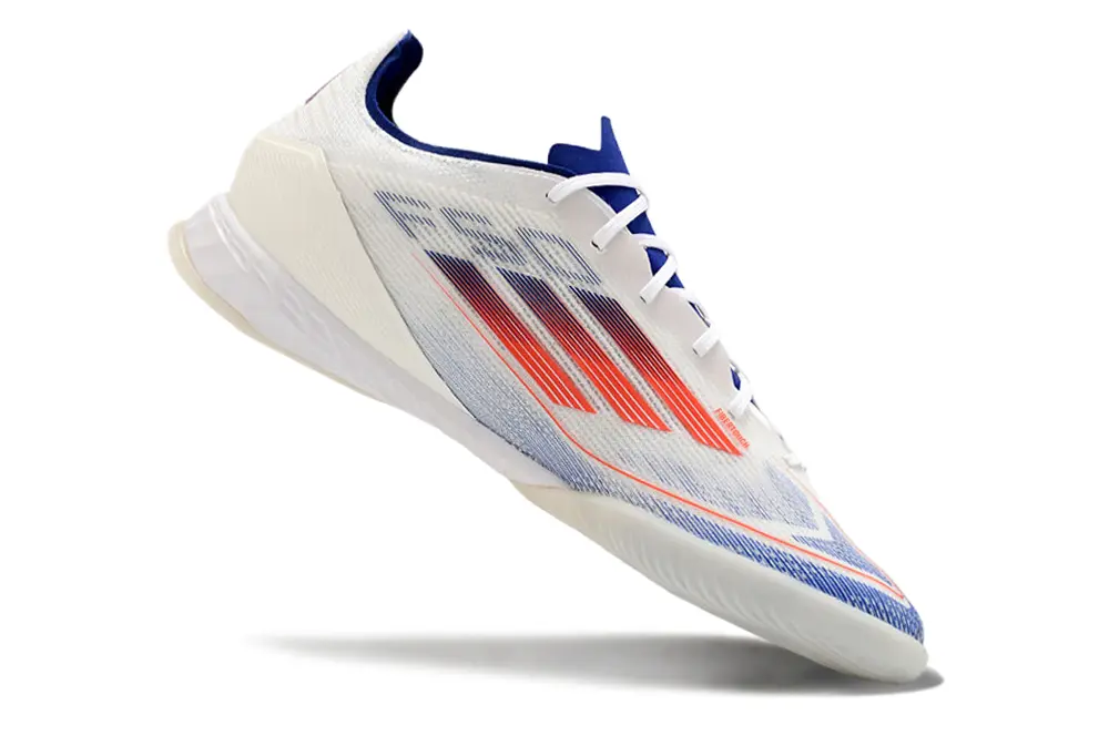 Adidas F50 Pro IC - White/Blue Frost/Fiery Orange