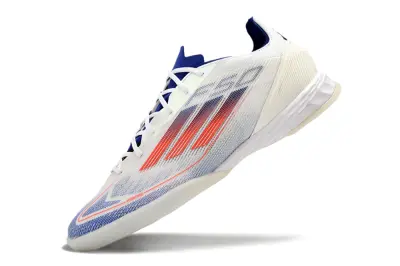 Adidas F50 Pro IC - White/Blue Frost/Fiery Orange