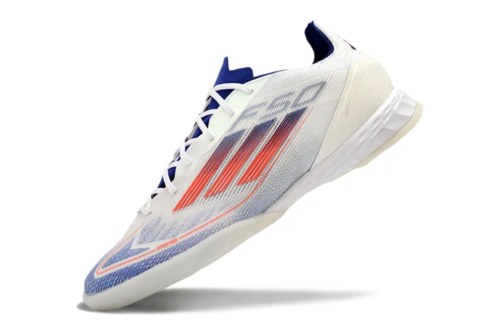 Adidas F50 Pro IC - White/Blue Frost/Fiery Orange
