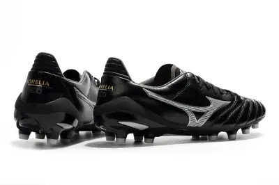 Mizuno Morelia Neo 2 FG - Black/Midnight Black/Shiny Silver