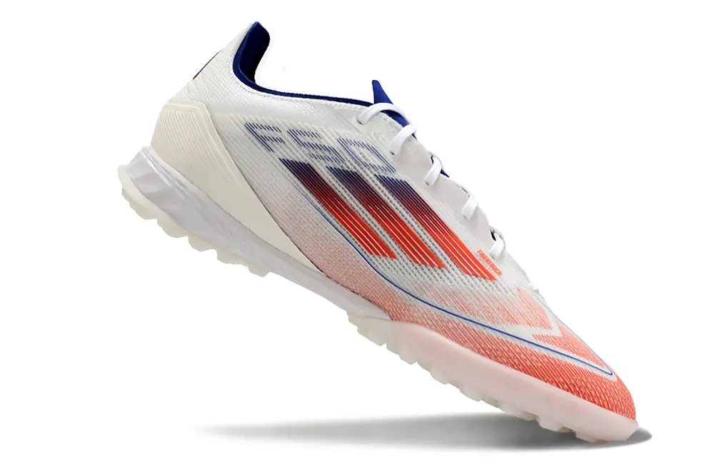 Adidas F50 Pro TF - White/Radiant Orange/Deep Blue