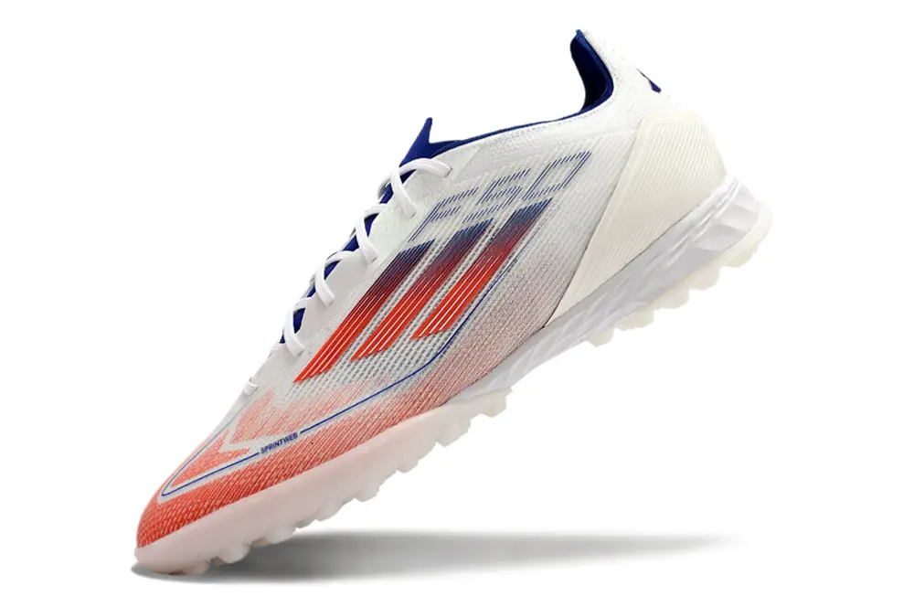 Adidas F50 Pro TF - White/Radiant Orange/Deep Blue