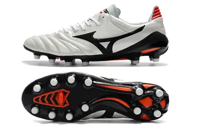Mizuno Morelia Neo 2 FG - White/Black/Orange