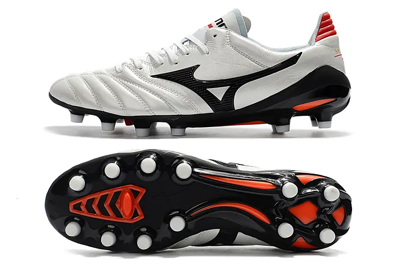 Mizuno Morelia Neo 2 FG - White/Black/Orange