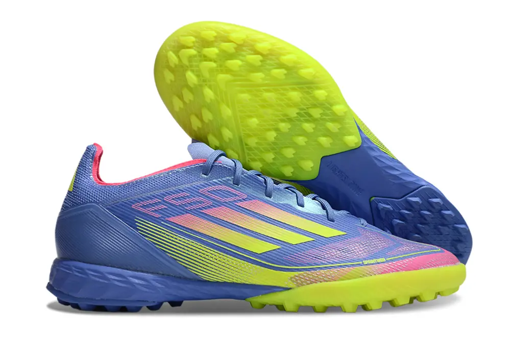 Adidas F50 Pro TF - Blue/Electric Yellow/Fuchsia Pink