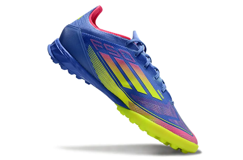 Adidas F50 Pro TF - Blue/Electric Yellow/Fuchsia Pink