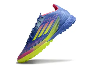 Adidas F50 Pro TF - Blue/Electric Yellow/Fuchsia Pink