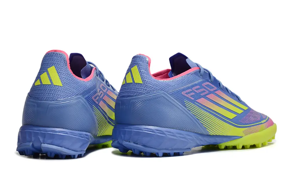 Adidas F50 Pro TF - Blue/Electric Yellow/Fuchsia Pink