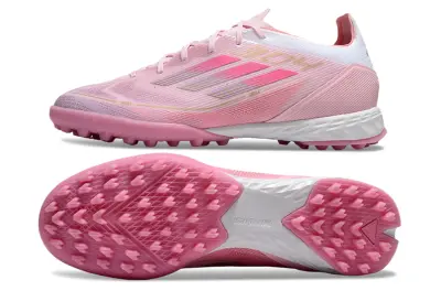 Lamine Yamal x Adidas F50 Pro TF - Pink/Soft Blush/Coral Pink