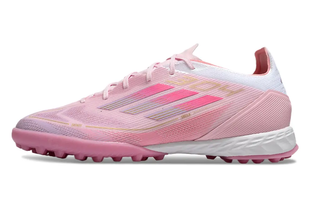 Lamine Yamal x Adidas F50 Pro TF - Pink/Soft Blush/Coral Pink