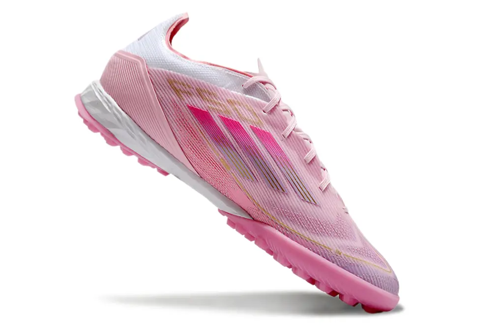 Lamine Yamal x Adidas F50 Pro TF - Pink/Soft Blush/Coral Pink