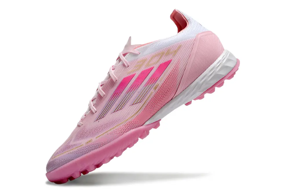 Lamine Yamal x Adidas F50 Pro TF - Pink/Soft Blush/Coral Pink