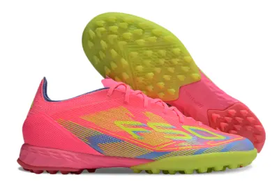 Adidas F50 Pro TF - Pink/Lime Green/Light Blue