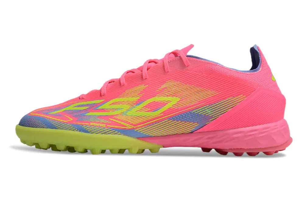 Adidas F50 Pro TF - Pink/Lime Green/Light Blue